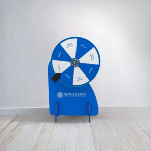 Ruleta mediana con luz 95x50 cm personalizada para activaciones de marca