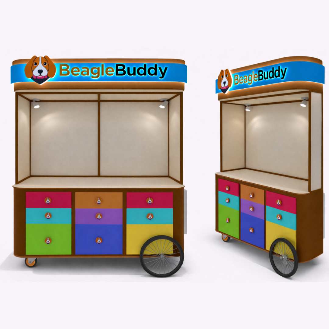 Carrito Experiencial Modular con Almacenamiento