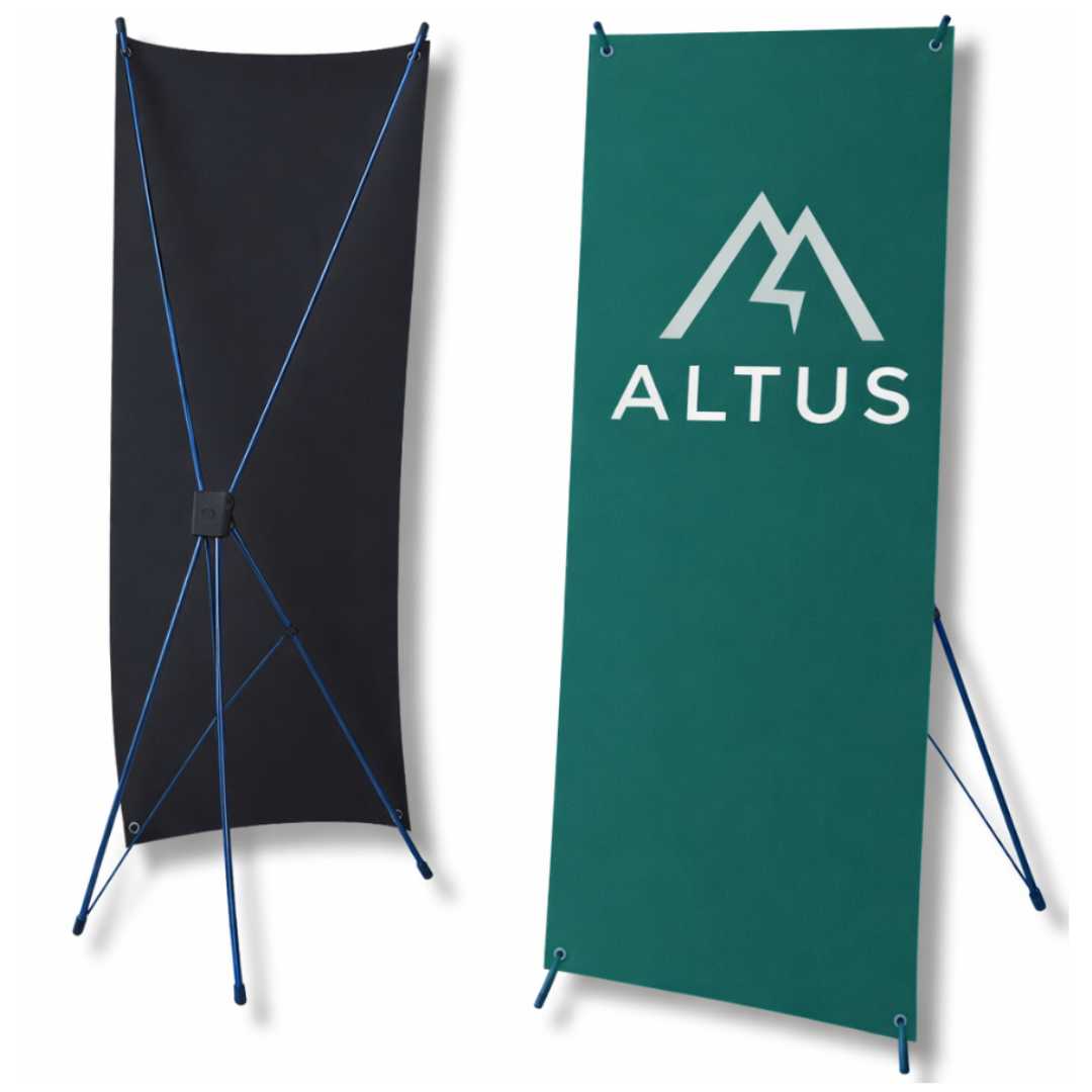 Araña publicitaria 150x60 cm profesional para eventos