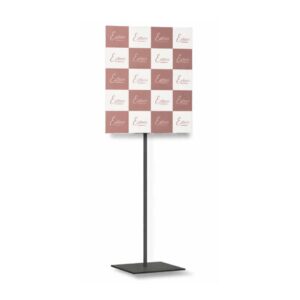 tropezón publicitario 160 cm metálico para señalización BTL